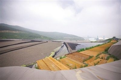 环境优美的垃圾填埋场